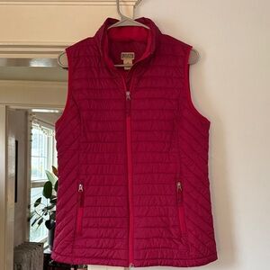 Duluth pink puffer vest
